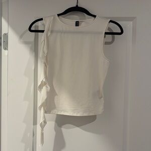 Size S Cream Sleeveless Top